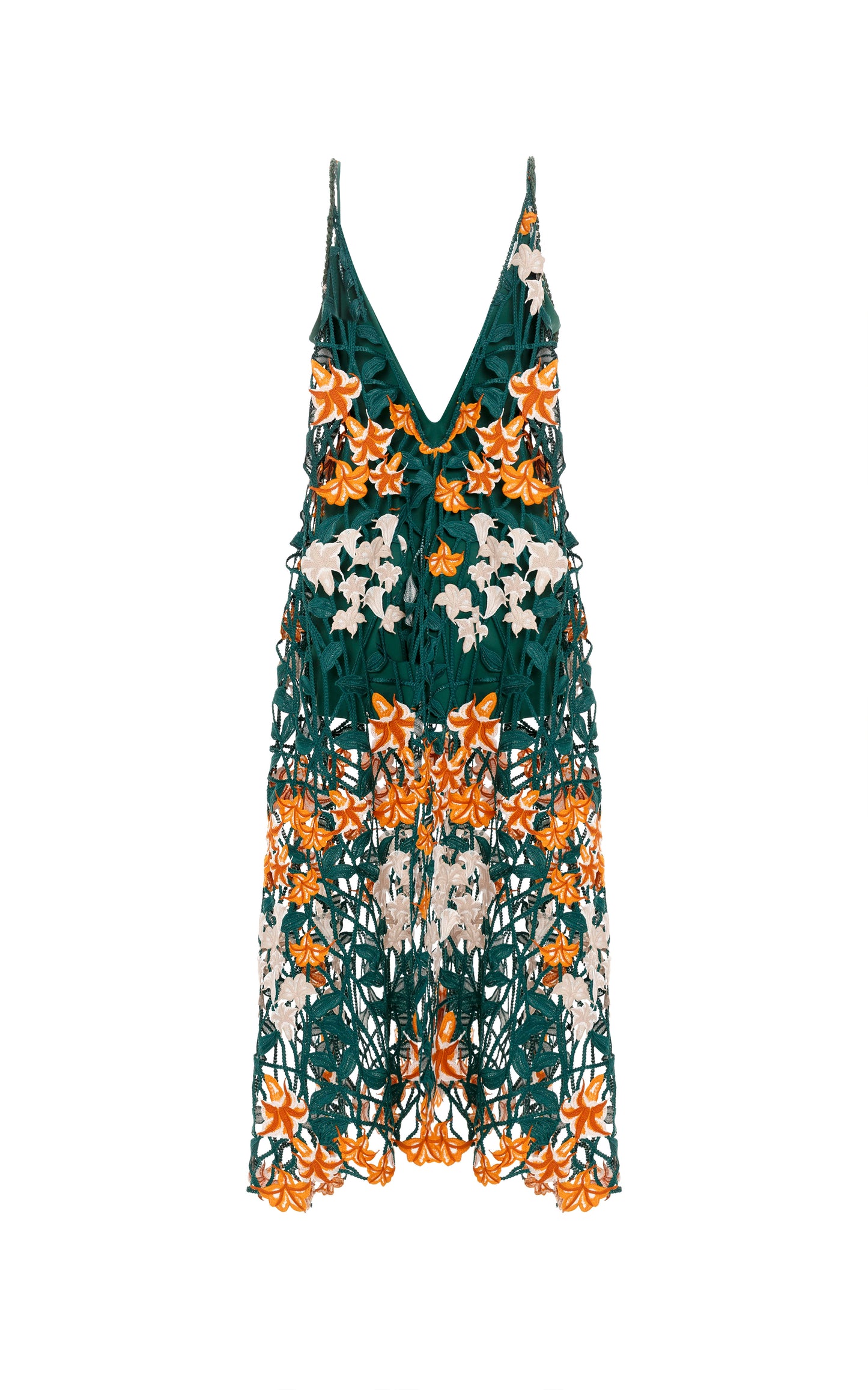 Hierbaluisa Sabanero Nocturno Crochet Maxi Dress