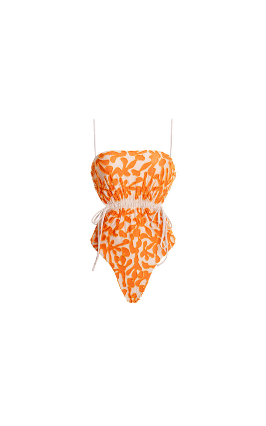 Azul Geometria Trikini