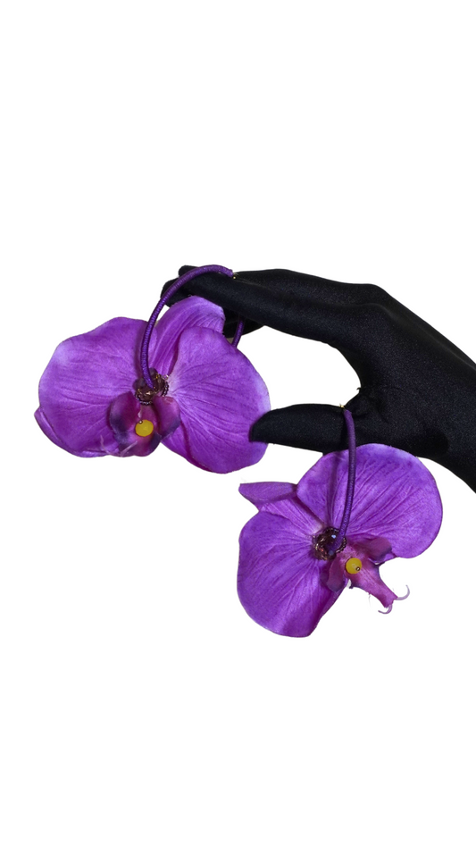 Aretes Orquídeas