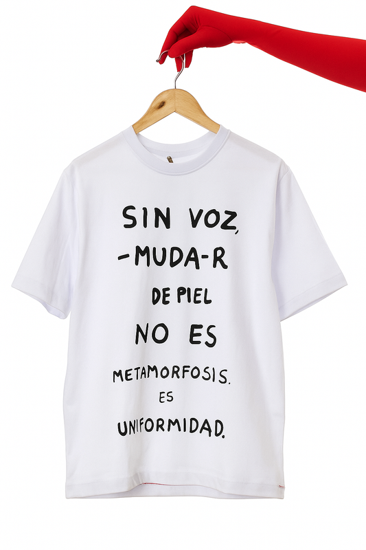 Camiseta Sin voz - Muda-r de piel
