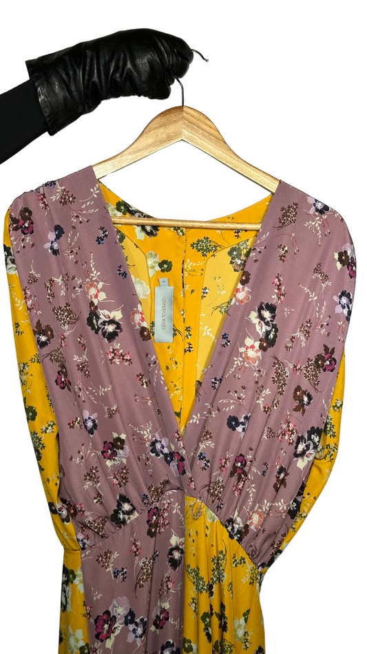 Vestido Lila-Mostaza