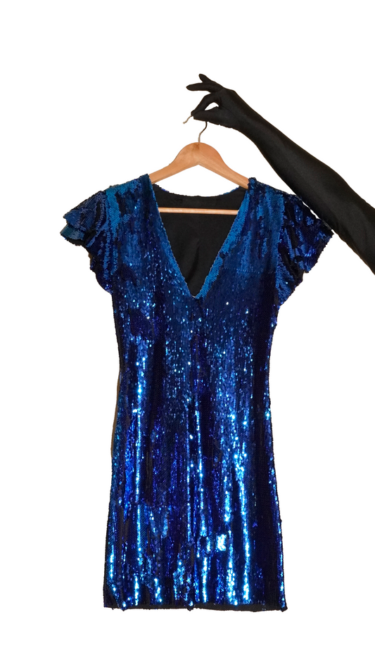 Mini Vestido Lentejuelas