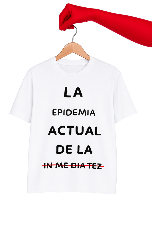 Camiseta La epidemia actual