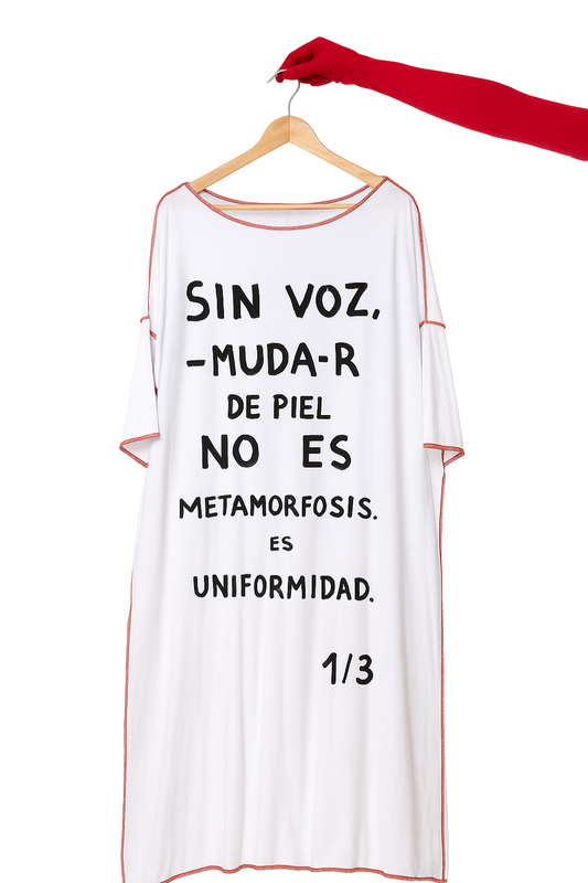 Vestido Sin voz - Muda-r de piel