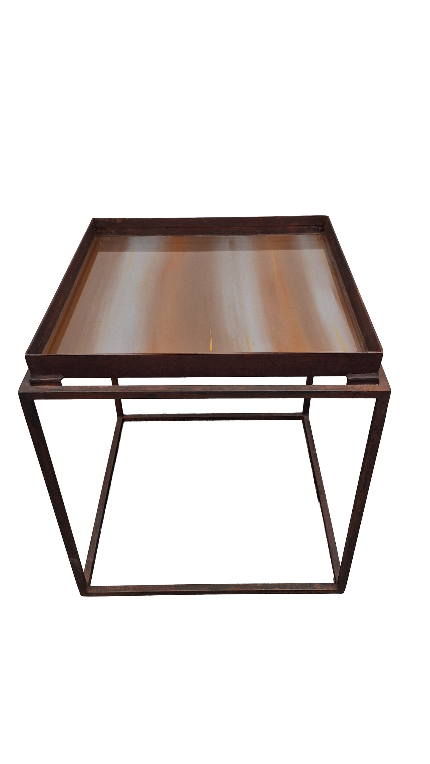 Mesa auxiliar en hierro