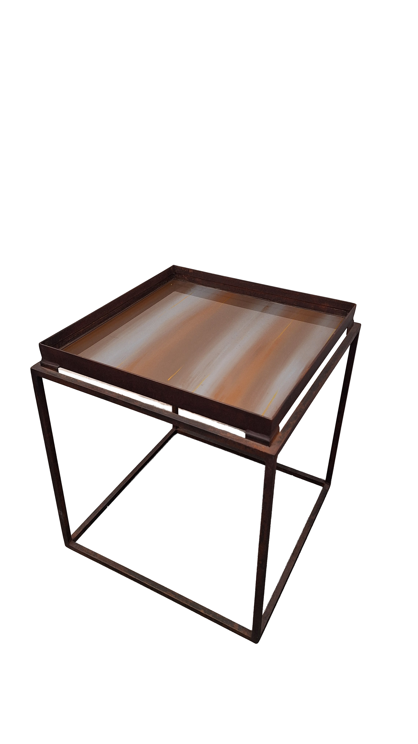 Mesa auxiliar en hierro